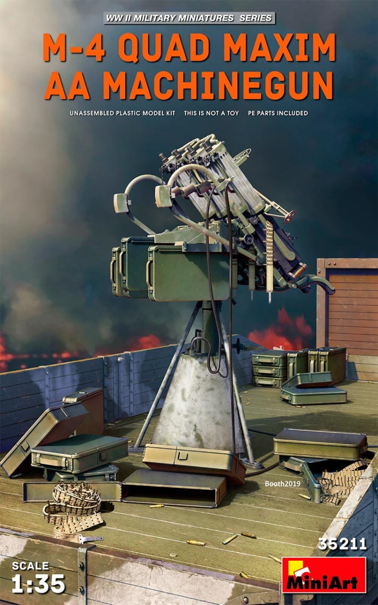 Zdjęcie główne produktu M-4 Quad Maxim Aa Machinegun 1:35 MiniArt 35211