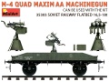 Zdjęcie dodatkowe produktu M-4 Quad Maxim Aa Machinegun 1:35 MiniArt 35211