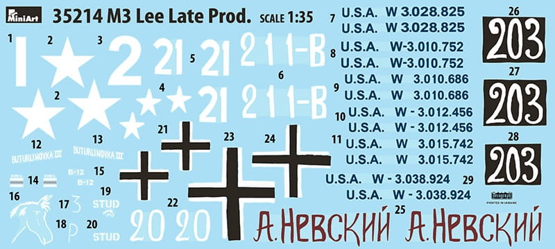 Zdjęcie dodatkowe produktu M3 Lee Late Prod. 1:35 MiniArt 35214