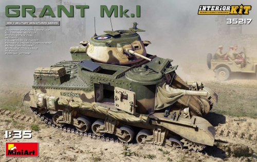 Grant Mk.I Interior Kit 1:35 MiniArt 35217