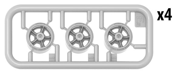 Zdjęcie dodatkowe produktu M3/M4 Roadwheels Set. Welded Type And Pressed Type 1:35 MiniArt 35220