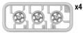 Zdjęcie dodatkowe produktu M3/M4 Roadwheels Set. Welded Type And Pressed Type 1:35 MiniArt 35220