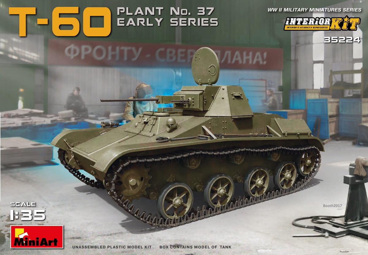 Zdjęcie główne produktu T-60 Plant No.37 Early Series. Interior Kit 1:35 MiniArt 35224