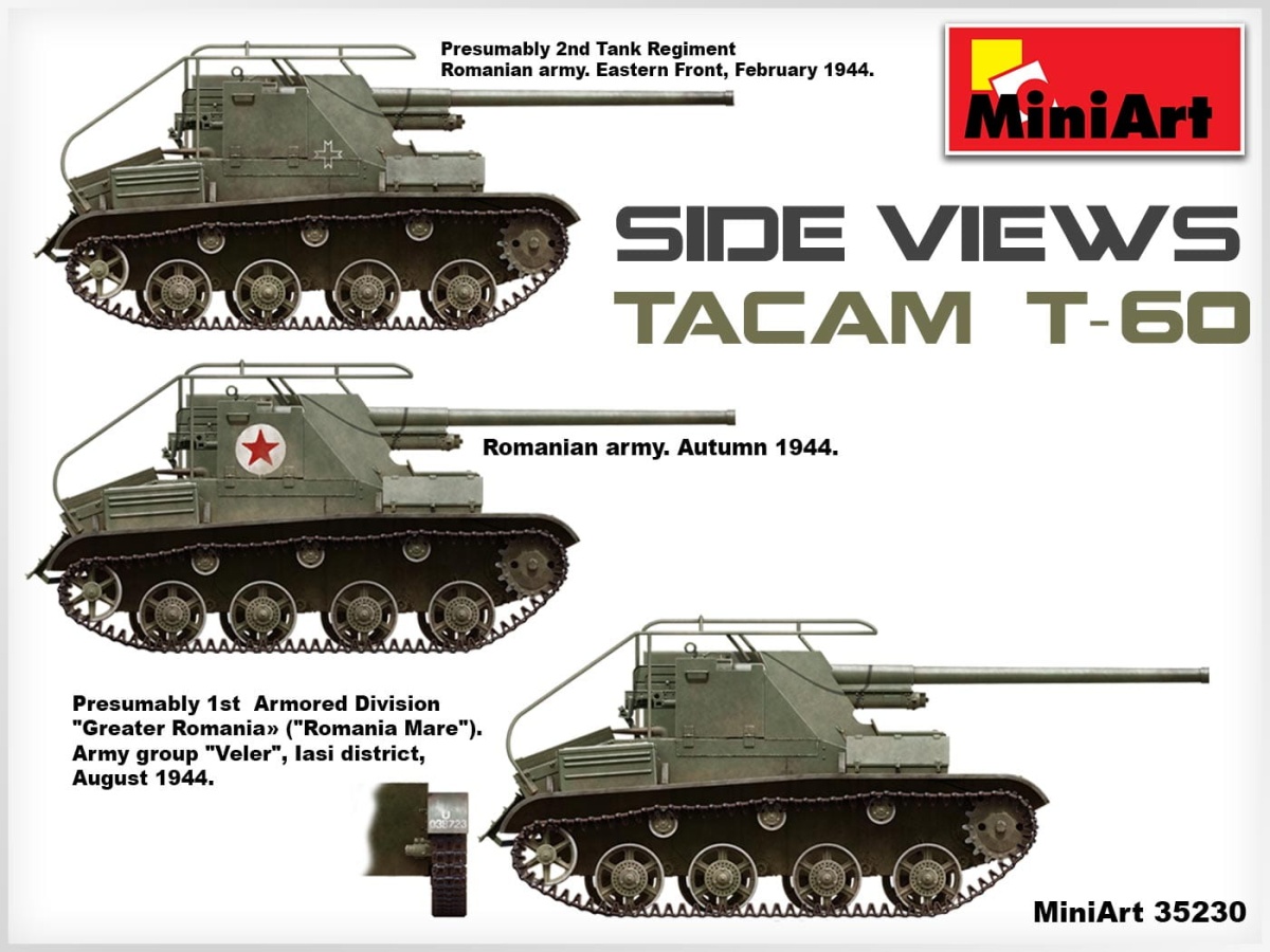 Zdjęcie dodatkowe produktu Tacam T-60 Romanian Tank Destroyer. Interior Kit 1:35 MiniArt 35230