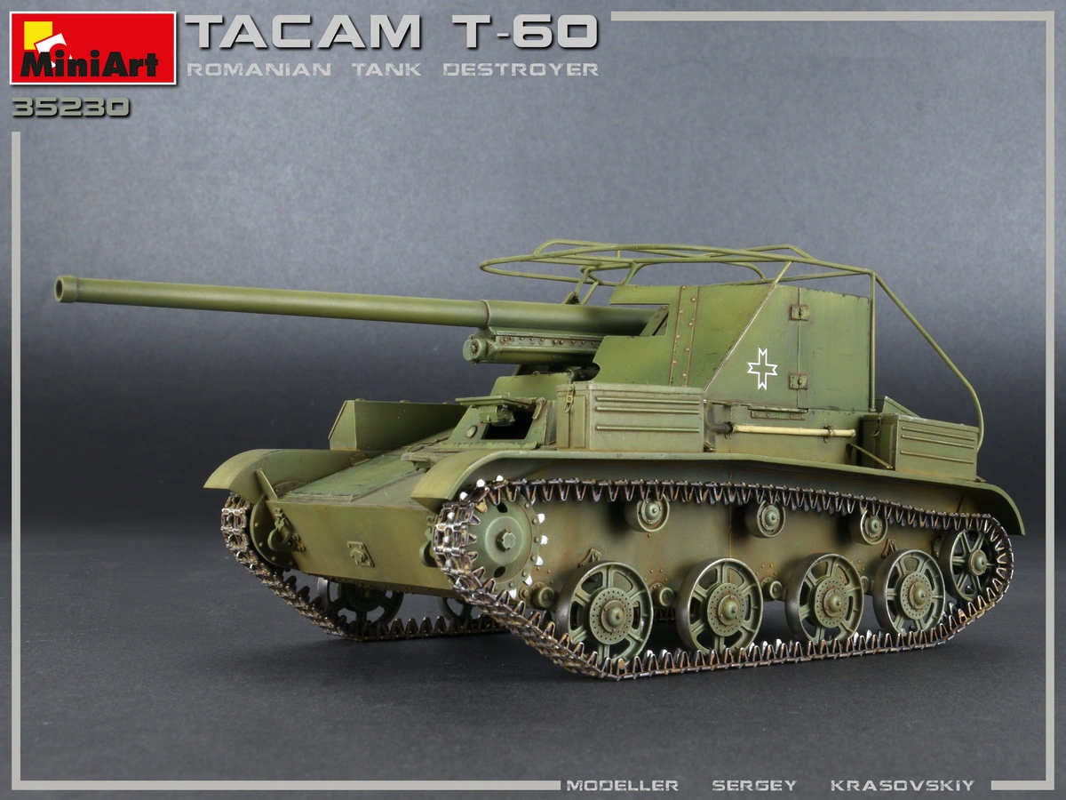 Zdjęcie dodatkowe produktu Tacam T-60 Romanian Tank Destroyer. Interior Kit 1:35 MiniArt 35230