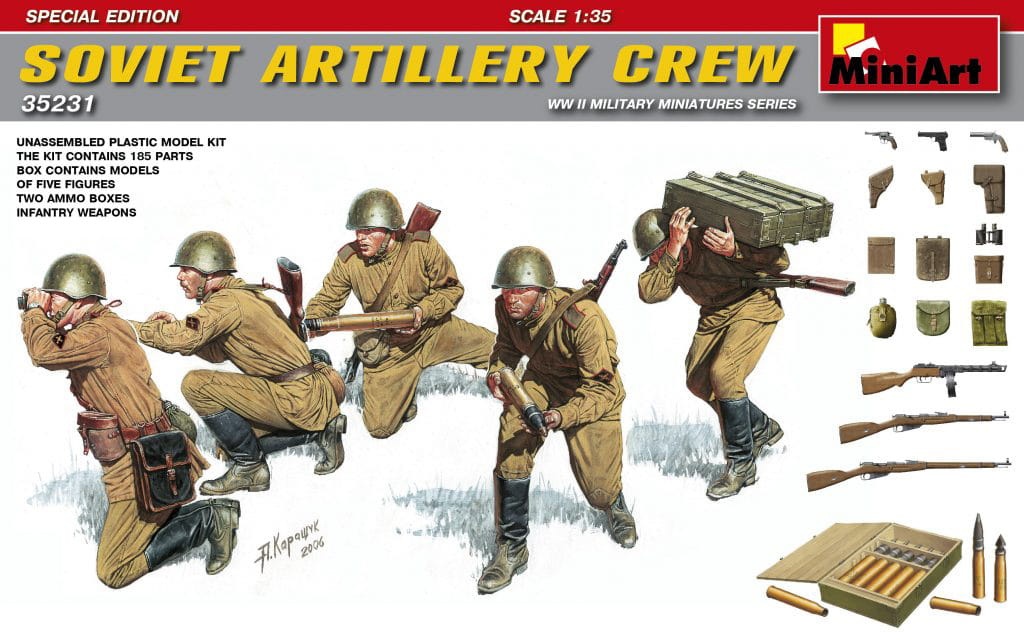 Zdjęcie główne produktu Soviet Artillery Crew. Special Edition 1:35 MiniArt 35231