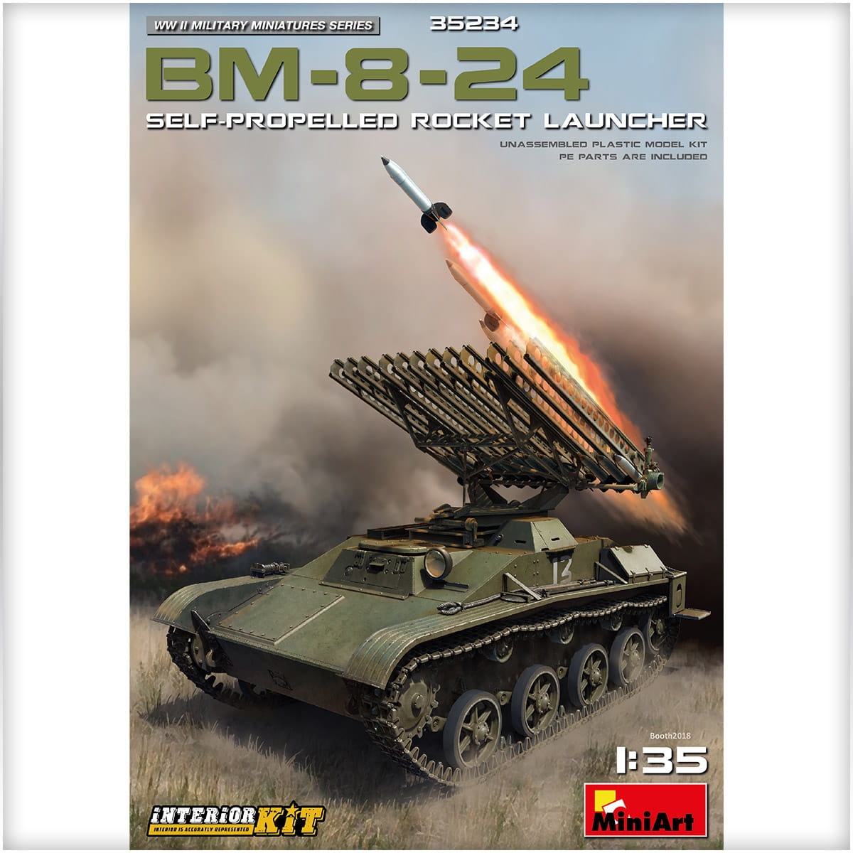 Zdjęcie główne produktu Bm-8-24 Self-propelled Rocket Launcher 1:35 MiniArt 35234