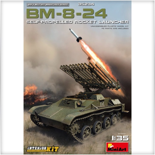 Bm-8-24 Self-propelled Rocket Launcher 1:35 MiniArt 35234