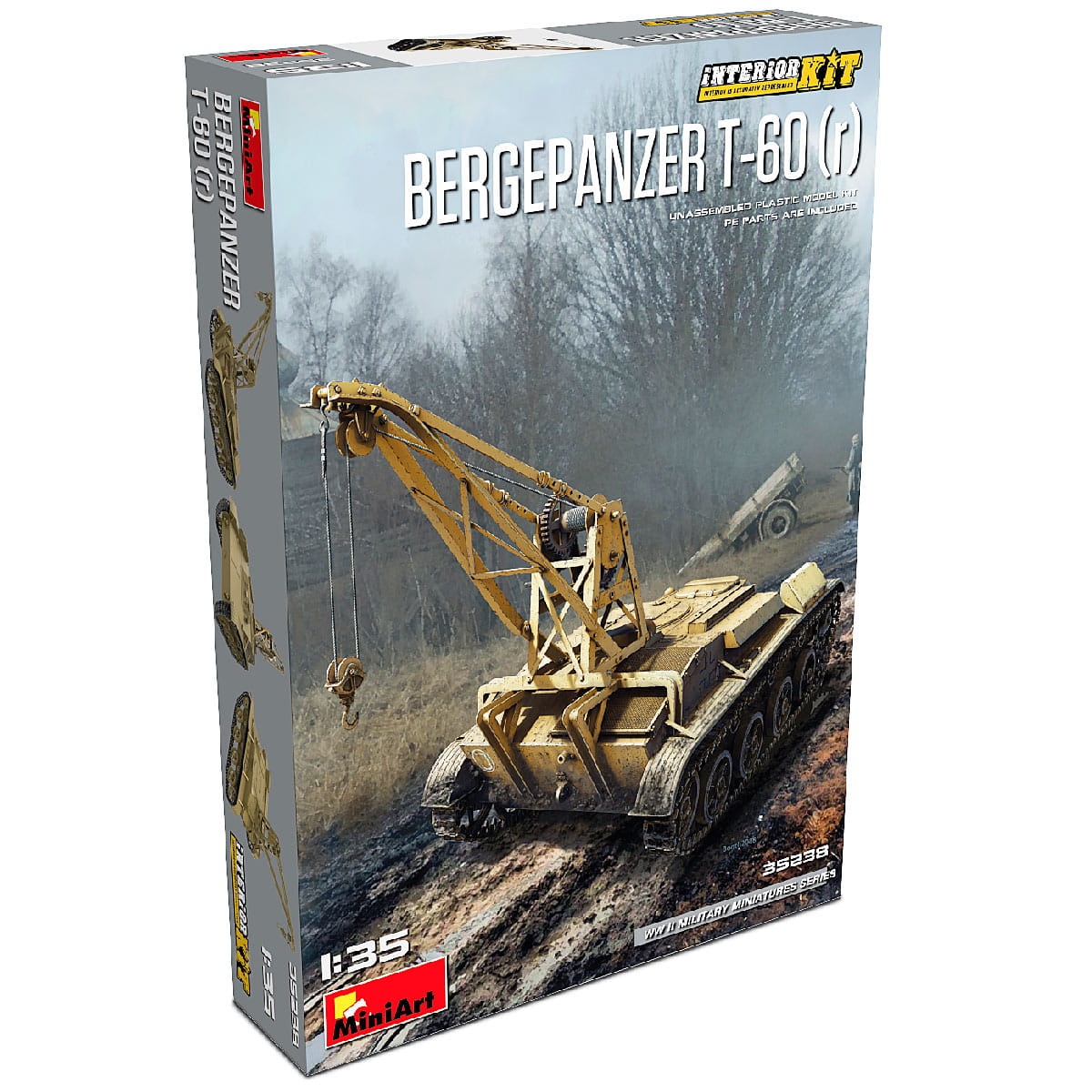 Zdjęcie dodatkowe produktu Bergepanzer T-60 ( R ) Interior Kit 1:35 MiniArt 35238