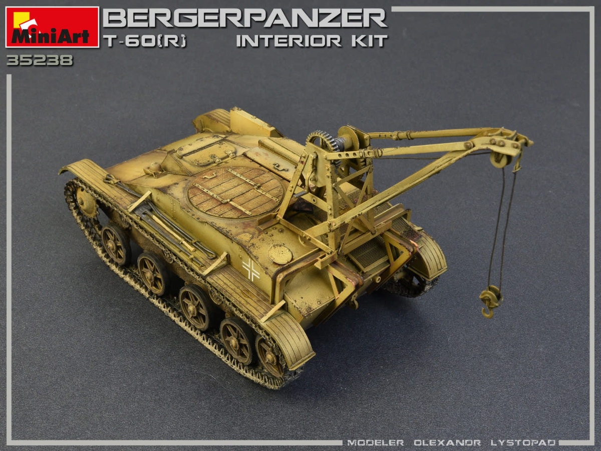 Zdjęcie dodatkowe produktu Bergepanzer T-60 ( R ) Interior Kit 1:35 MiniArt 35238