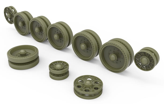 Zdjęcie dodatkowe produktu T-34 Wheels Set. 1942-43 Series 1:35 MiniArt 35239