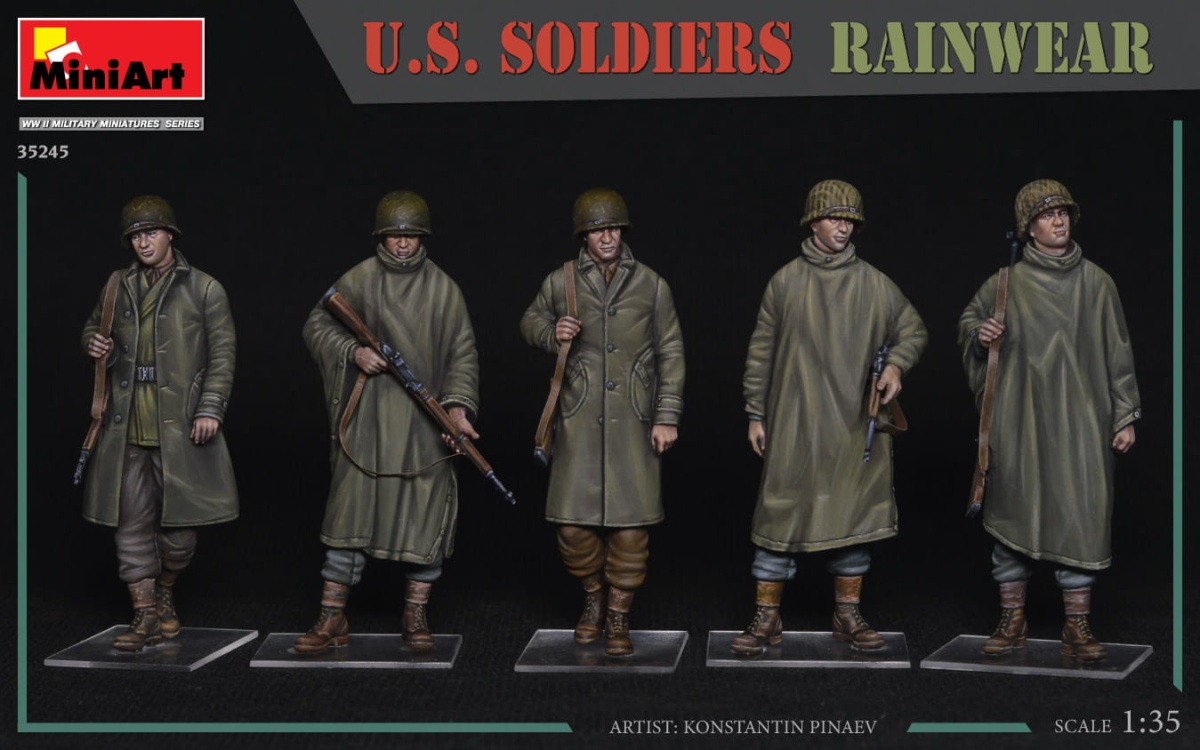 Zdjęcie dodatkowe produktu U.s. Soldiers Rainwear 1:35 MiniArt 35245