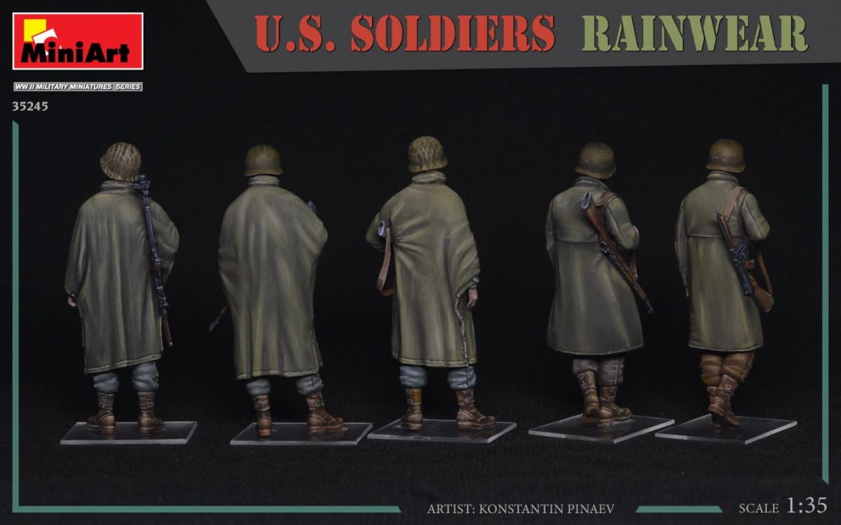 Zdjęcie dodatkowe produktu U.s. Soldiers Rainwear 1:35 MiniArt 35245