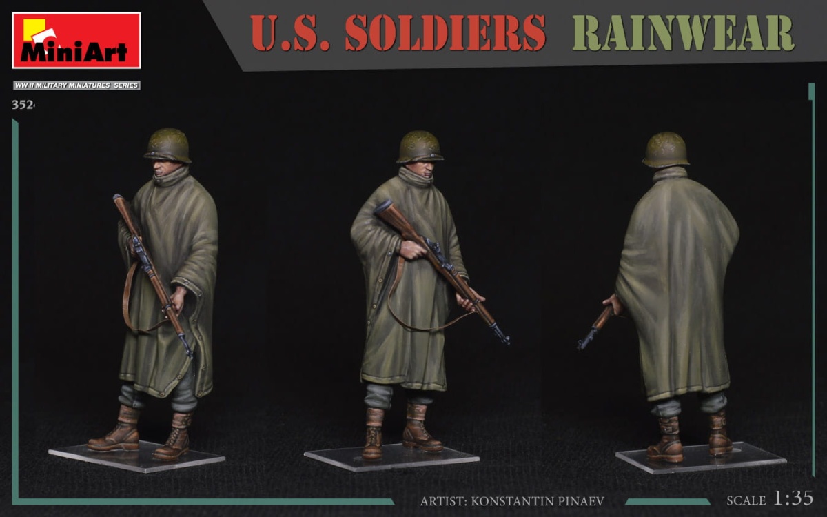 Zdjęcie dodatkowe produktu U.s. Soldiers Rainwear 1:35 MiniArt 35245