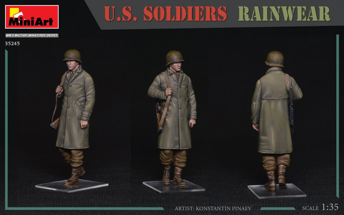 Zdjęcie dodatkowe produktu U.s. Soldiers Rainwear 1:35 MiniArt 35245