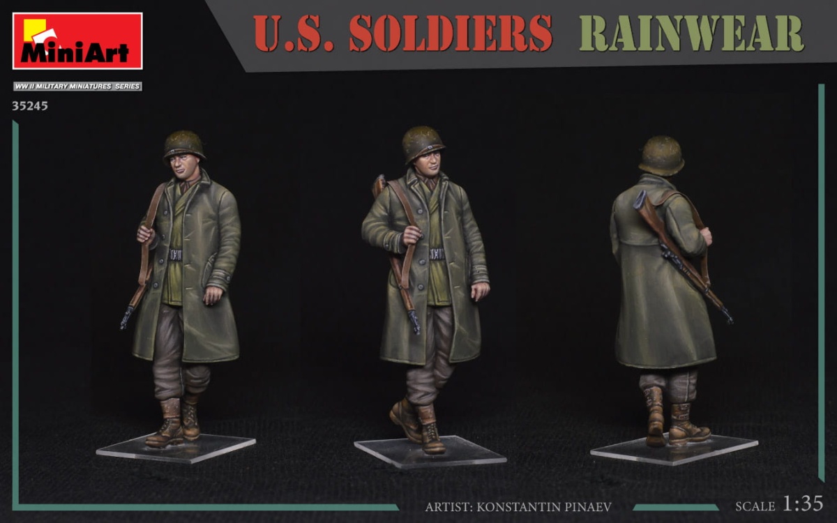 Zdjęcie dodatkowe produktu U.s. Soldiers Rainwear 1:35 MiniArt 35245