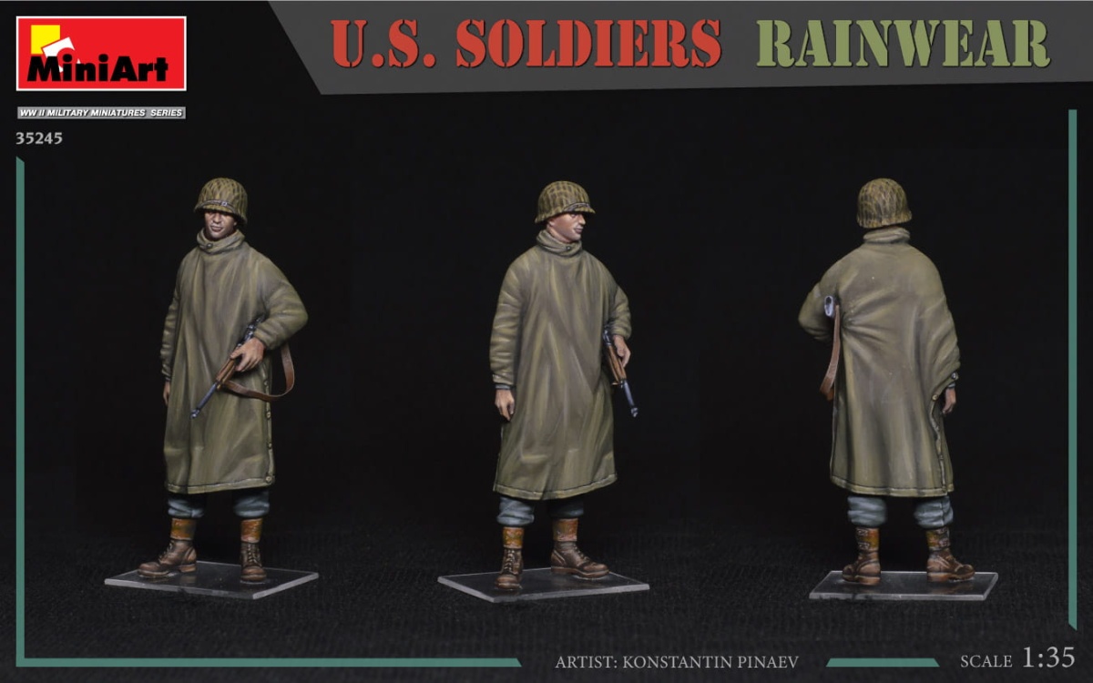 Zdjęcie dodatkowe produktu U.s. Soldiers Rainwear 1:35 MiniArt 35245