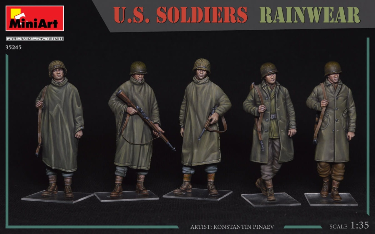 Zdjęcie dodatkowe produktu U.s. Soldiers Rainwear 1:35 MiniArt 35245