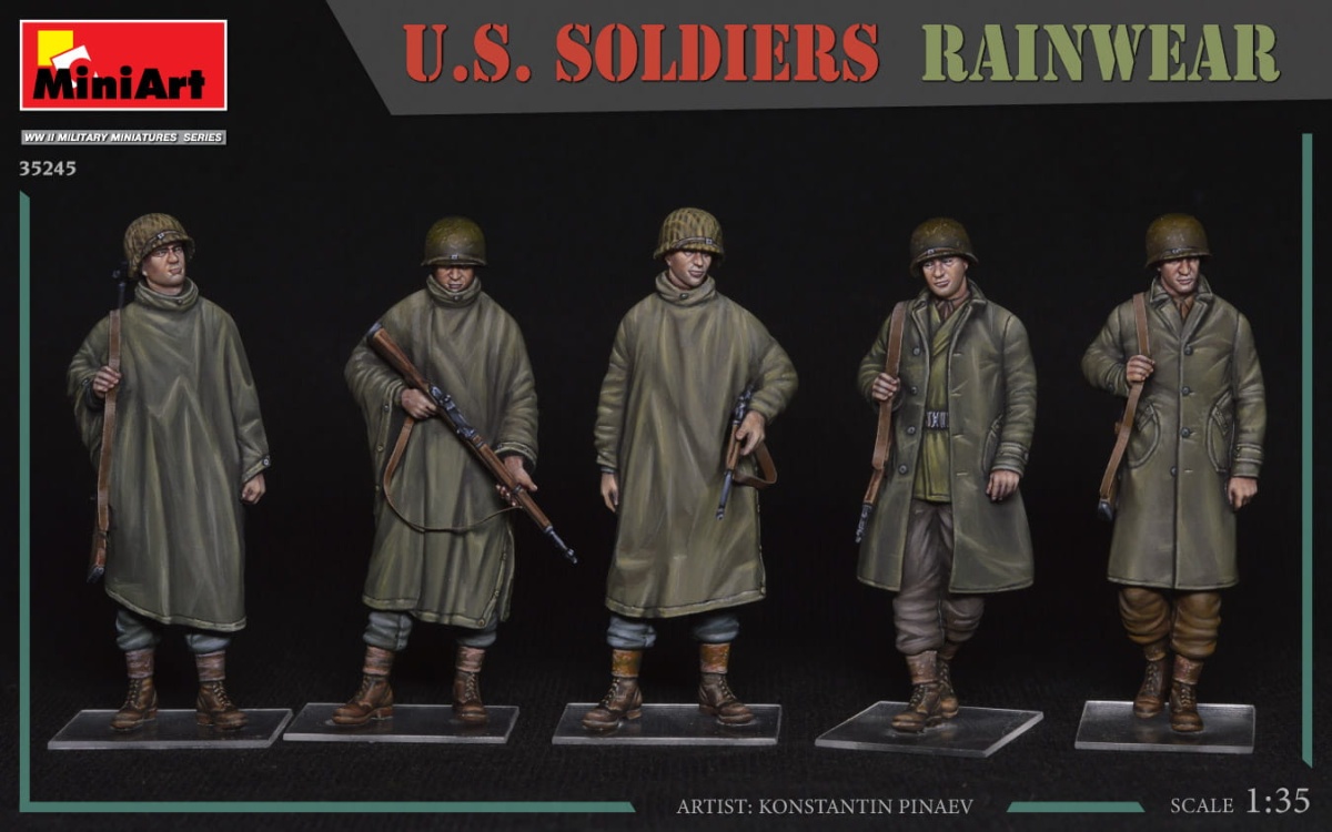 Zdjęcie dodatkowe produktu U.s. Soldiers Rainwear 1:35 MiniArt 35245