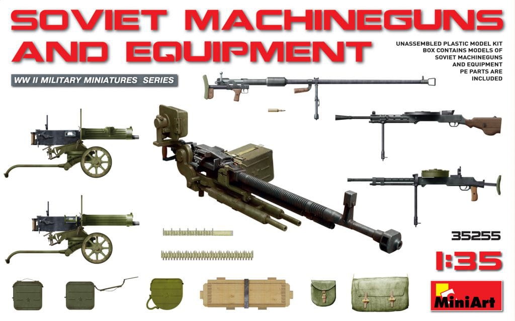 Zdjęcie główne produktu Soviet Machineguns And Equipment 1:35 MiniArt 35255