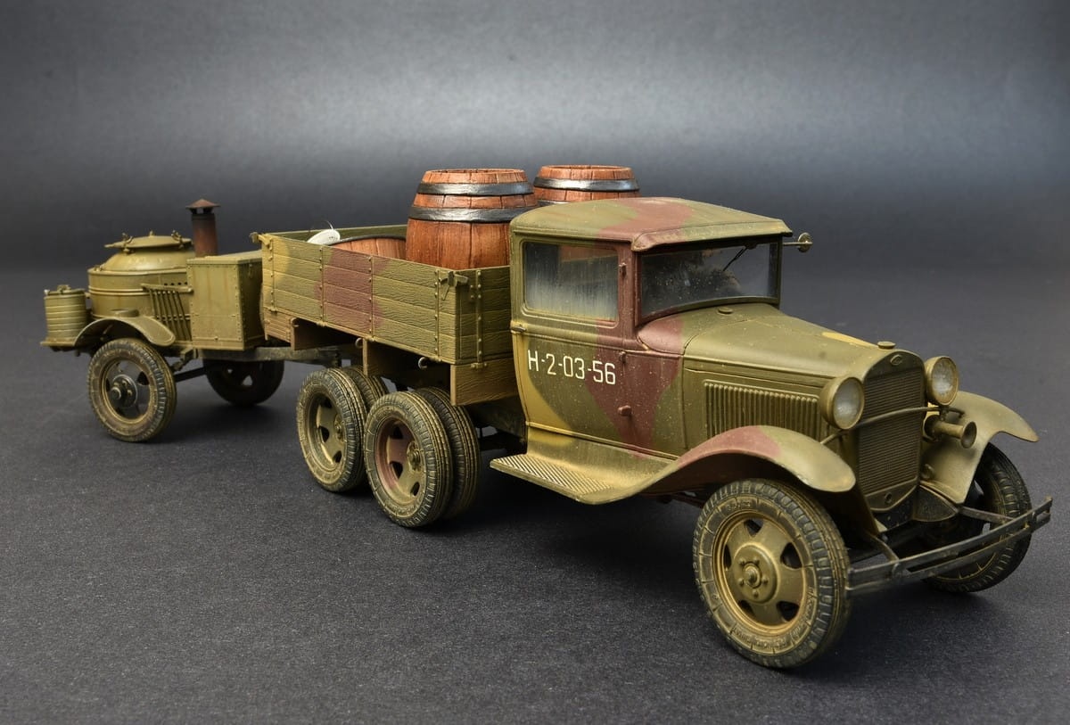 Zdjęcie dodatkowe produktu Soviet 2t Truck Aaa Type W/field Kitchen 1:35 MiniArt 35257
