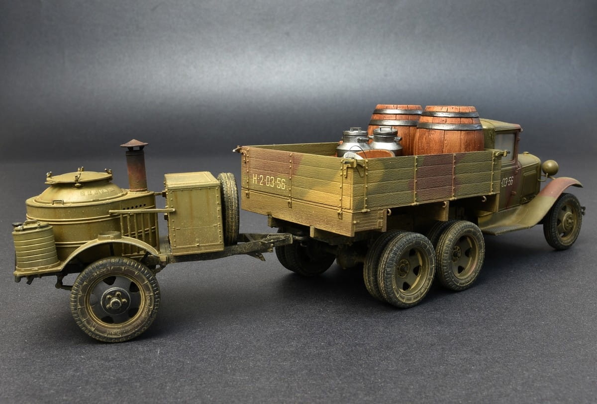 Zdjęcie dodatkowe produktu Soviet 2t Truck Aaa Type W/field Kitchen 1:35 MiniArt 35257