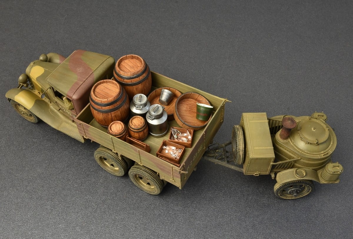 Zdjęcie dodatkowe produktu Soviet 2t Truck Aaa Type W/field Kitchen 1:35 MiniArt 35257