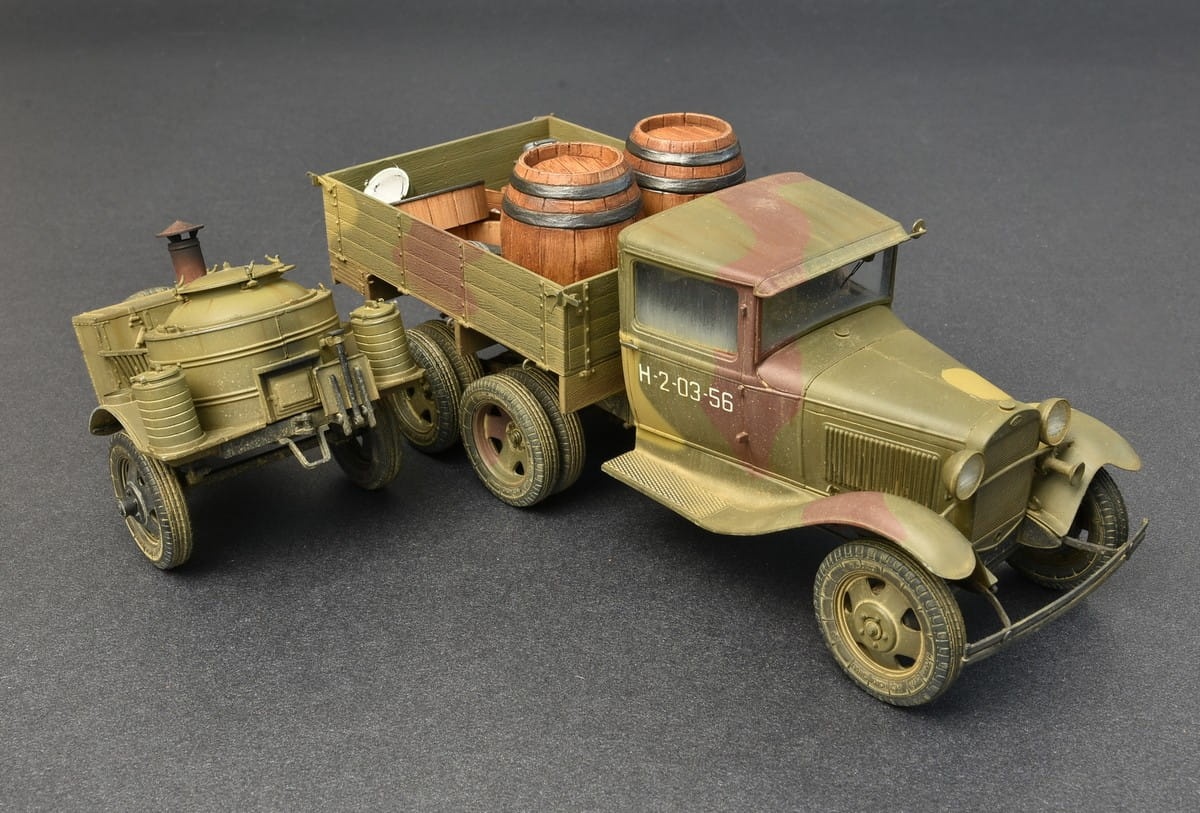 Zdjęcie dodatkowe produktu Soviet 2t Truck Aaa Type W/field Kitchen 1:35 MiniArt 35257