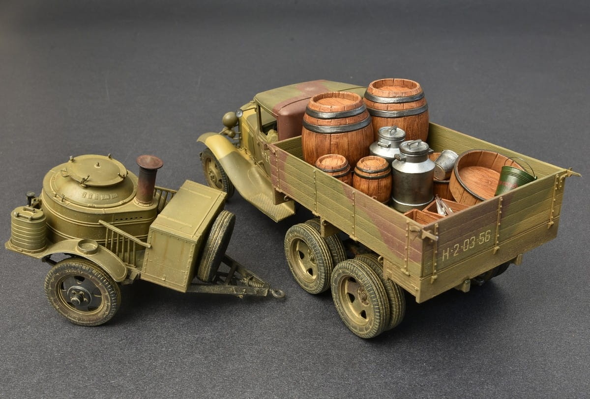 Zdjęcie dodatkowe produktu Soviet 2t Truck Aaa Type W/field Kitchen 1:35 MiniArt 35257