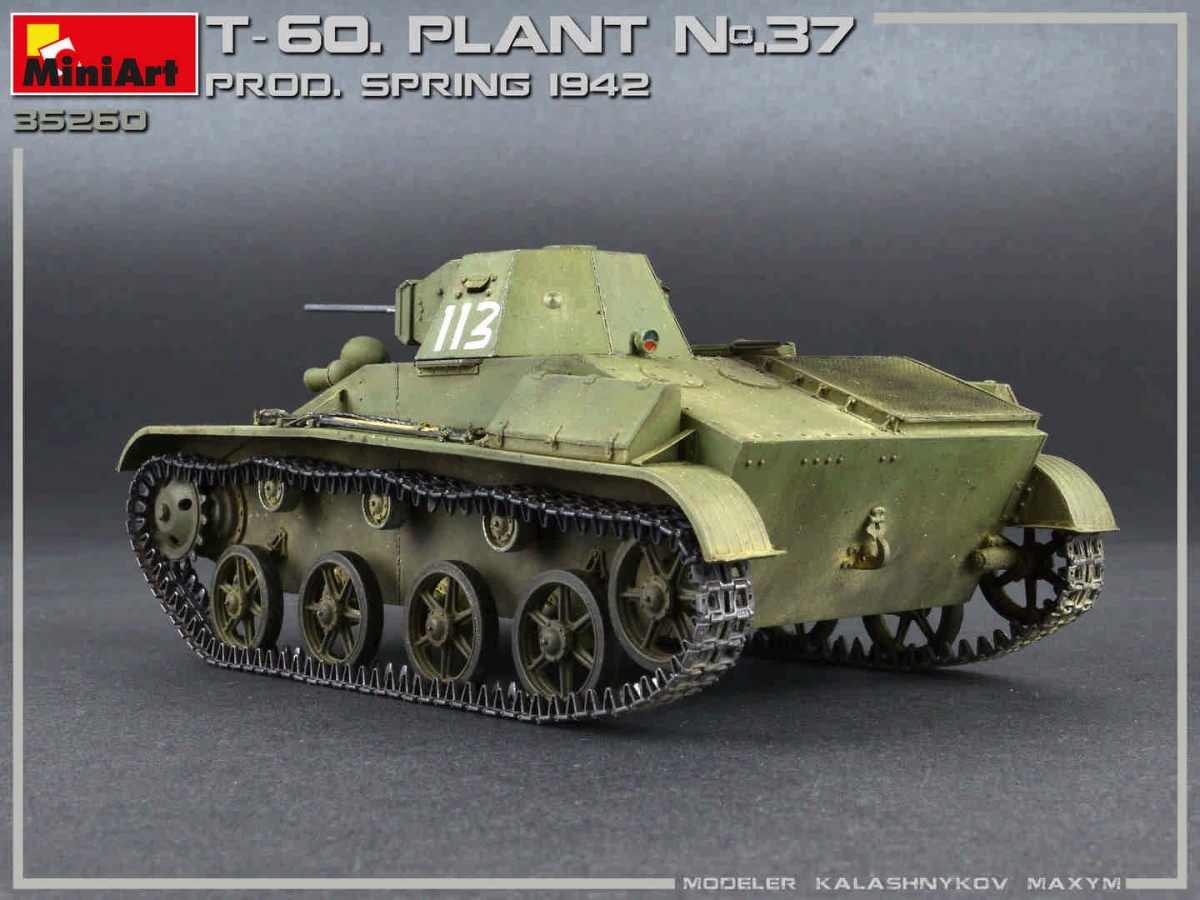 Zdjęcie dodatkowe produktu T-60 Plant N.37, Sverdlovsk Prod. Spring 1942. Interior Kit 1:35 MiniArt 35260