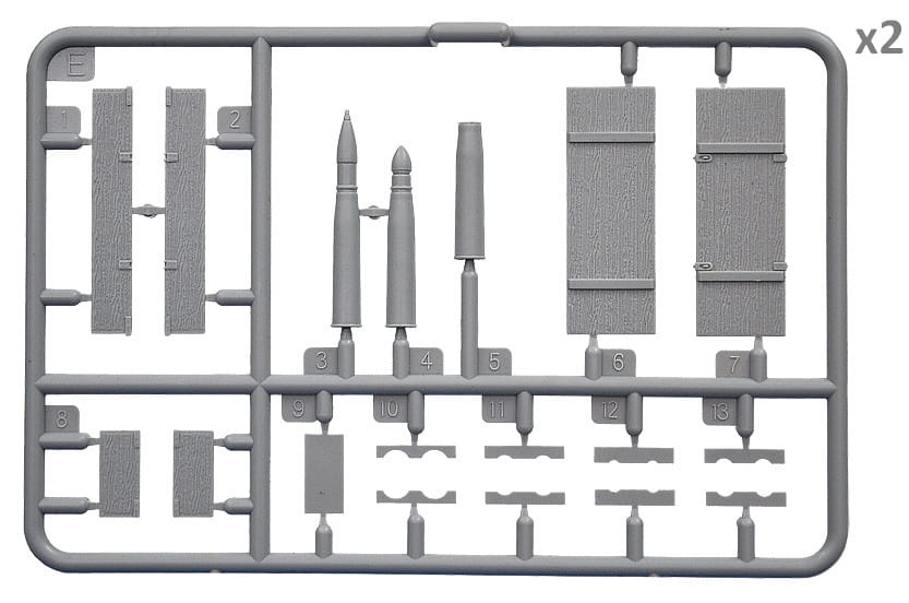 Zdjęcie dodatkowe produktu Soviet Ammo Boxes W/shells 1:35 MiniArt 35261