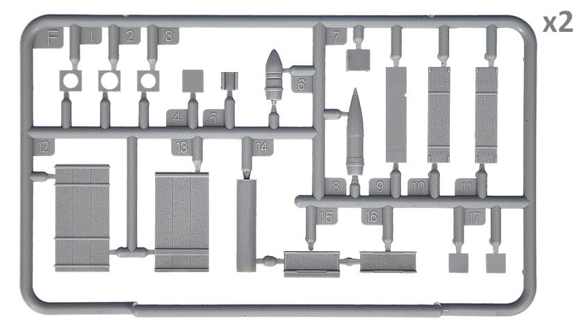 Zdjęcie dodatkowe produktu Soviet Ammo Boxes W/shells 1:35 MiniArt 35261