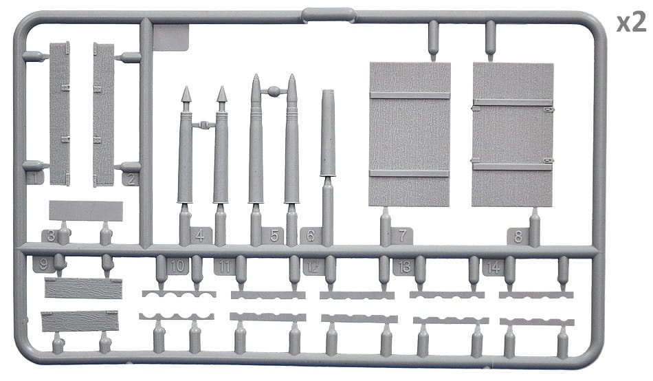 Zdjęcie dodatkowe produktu Soviet Ammo Boxes W/shells 1:35 MiniArt 35261