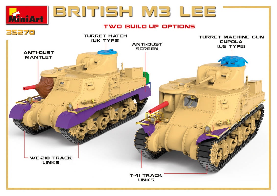 Zdjęcie dodatkowe produktu British M3 Lee 1:35 MiniArt 35270