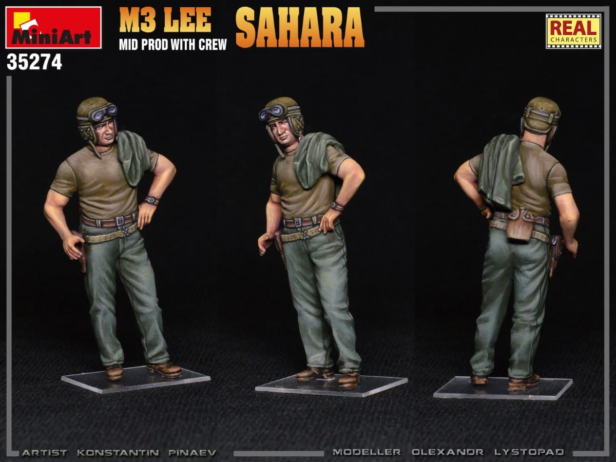 Zdjęcie dodatkowe produktu M3 Lee Mid Prod. Sahara W/crew 1:35 MiniArt 35274