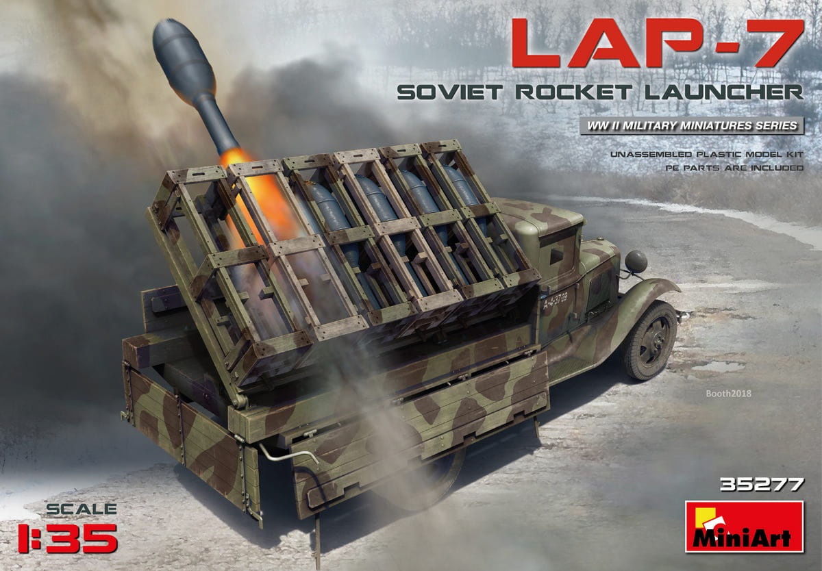 Zdjęcie główne produktu Soviet Rocket Launcher Lap-7 1:35 MiniArt 35277