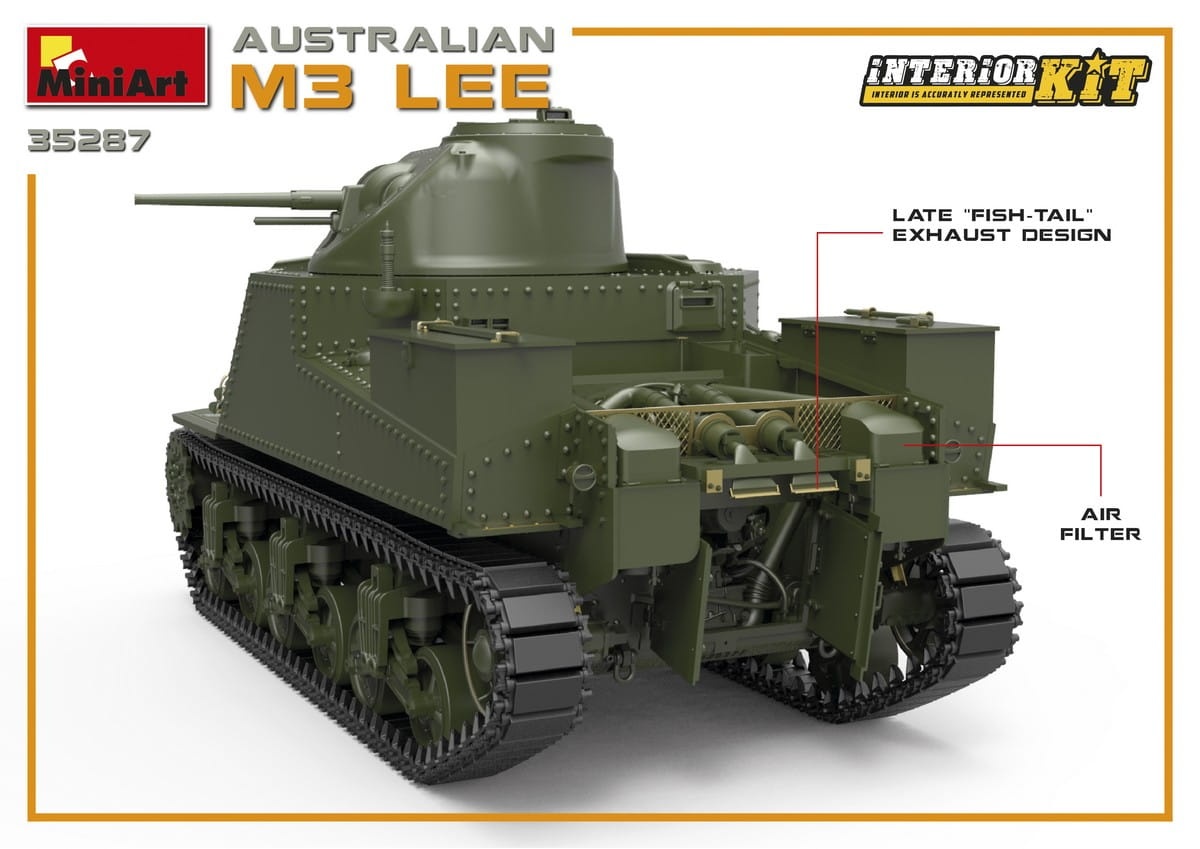 Zdjęcie dodatkowe produktu Australian M3 Lee. Interior Kit 1:35 MiniArt 35287