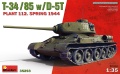 Zdjęcie główne produktu T-34/85 W/d-5t Plant 112. Spring 1944 1:35 MiniArt 35293