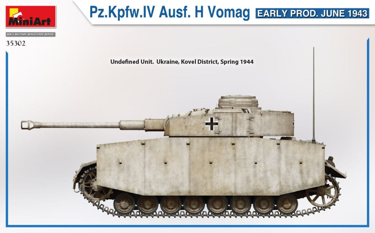 Zdjęcie dodatkowe produktu Pz.kpfw.IV Ausf. H Vomag. Early Prod. June 1943 1:35 MiniArt 35302