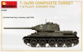 Zdjęcie dodatkowe produktu T-34/85 Composite Turret. 112 Plant. Summer 1944 1:35 MiniArt 35306