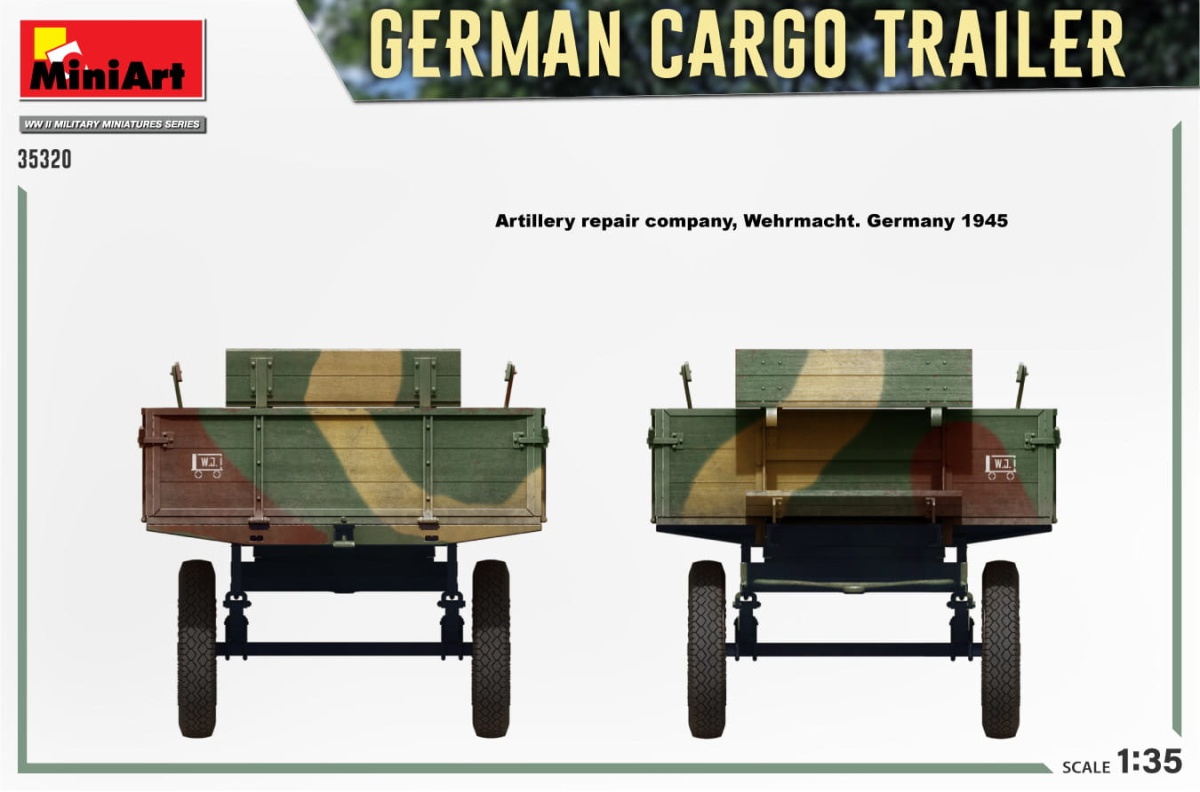Zdjęcie dodatkowe produktu German Cargo Trailer 1:35 MiniArt 35320