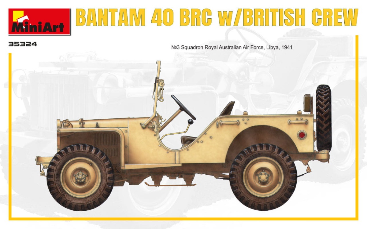 Zdjęcie dodatkowe produktu Bantam 40 Brc W/british Crew. Special Edition 1:35 MiniArt 35324