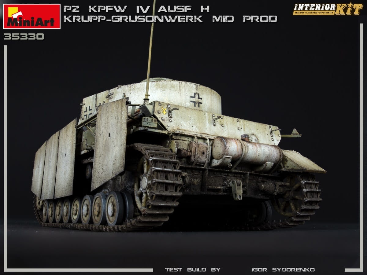Zdjęcie dodatkowe produktu Pz.kpfw.IV Ausf. H Krupp-grusonwerk. Mid Prod. Aug-sep 1943. Interior Kit 1:35 MiniArt 35330