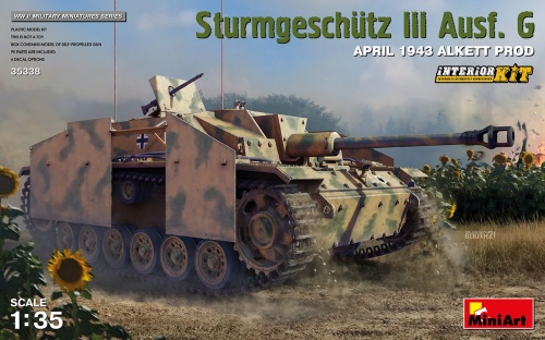 Sturmgeschutz III Ausf. G April 1943 Alkett Prod. Interior Kit 1:35 MiniArt 35338