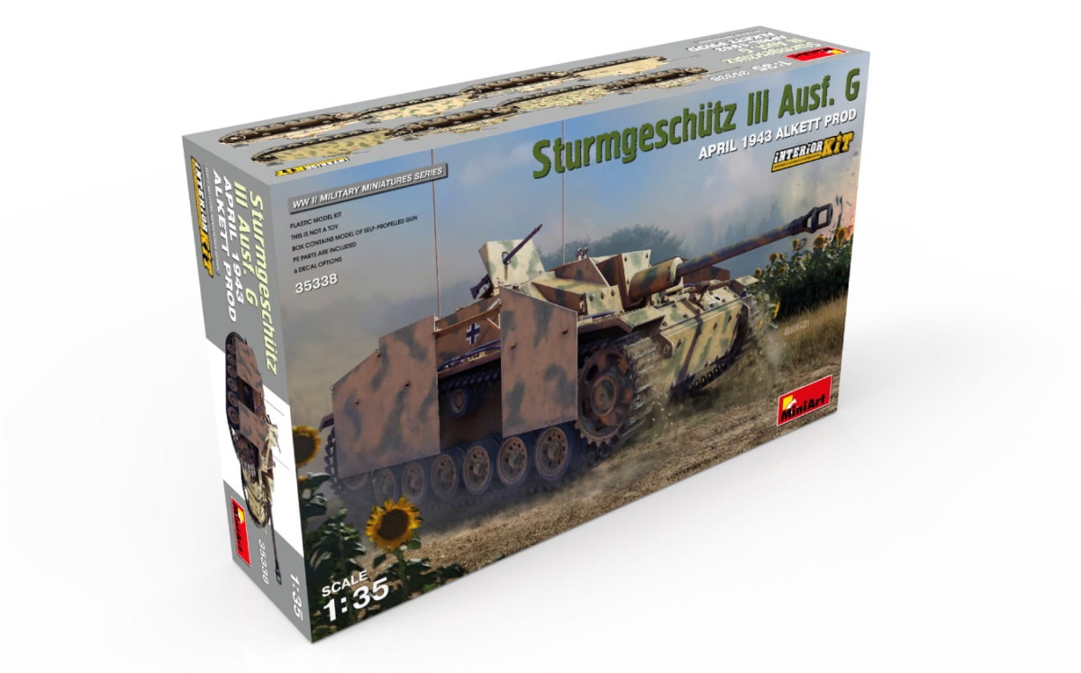 Zdjęcie dodatkowe produktu Sturmgeschutz III Ausf. G April 1943 Alkett Prod. Interior Kit 1:35 MiniArt 35338