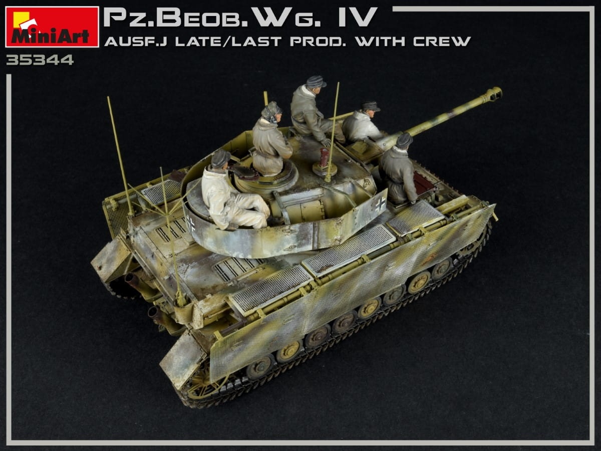 Zdjęcie dodatkowe produktu Pz.beob.wg.iv Ausf. J Late/last Prod. 2 In 1 W/crew 1:35 MiniArt 35344