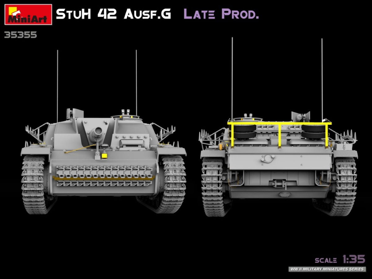 Zdjęcie dodatkowe produktu Stuh 42 Ausf. G Late Prod 1:35 MiniArt 35355