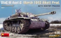 Zdjęcie główne produktu Stug Iii Ausf. G March 1943 Alkett Prod. With Winter Tracks. Interior Kit 1:35 MiniArt 35367