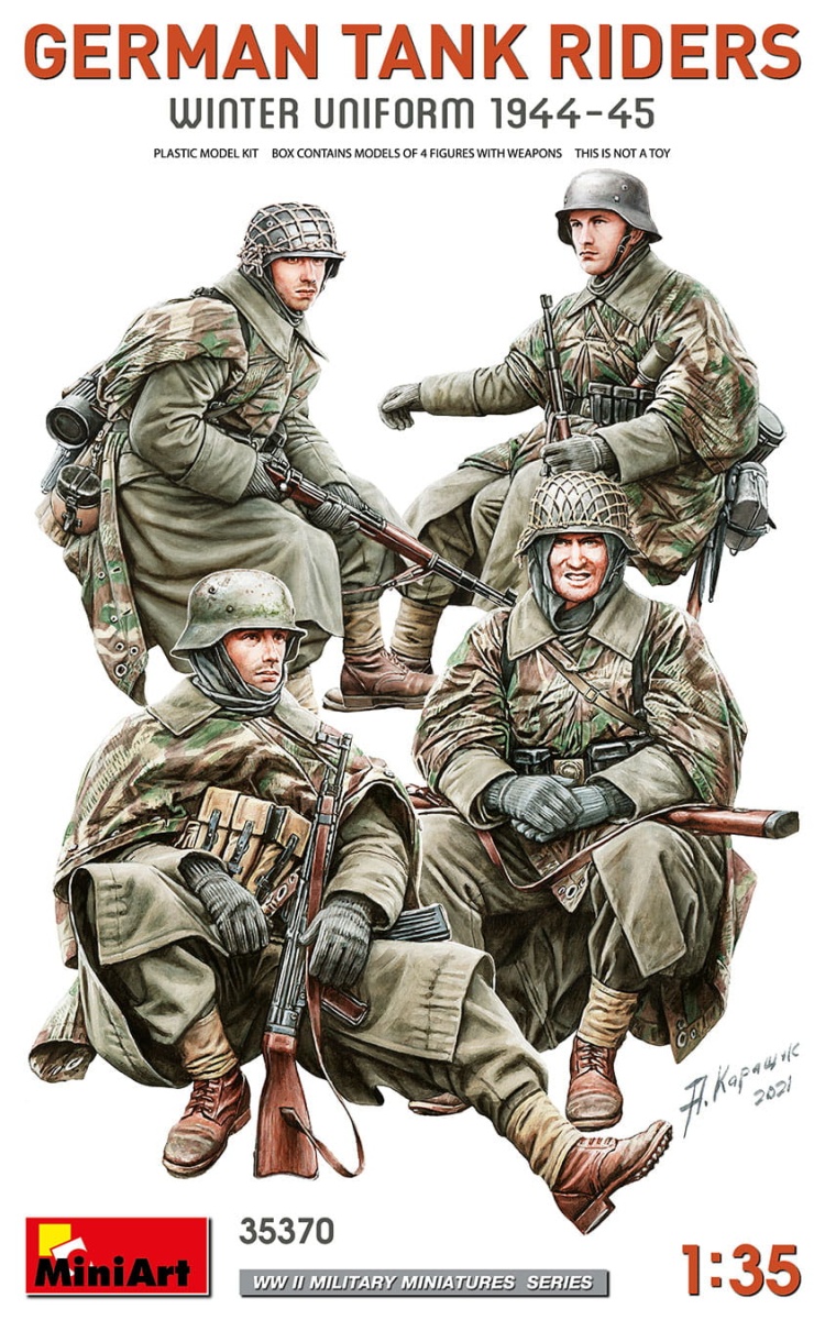 Zdjęcie główne produktu German Tank Riders. Winter Uniform 1944-45 1:35 MiniArt 35370