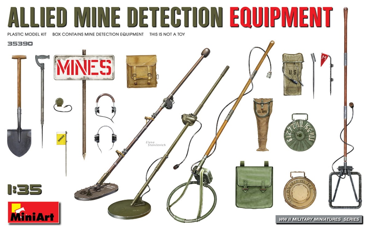 Zdjęcie główne produktu Allied Mine Detection Equipment 1:35 MiniArt 35390